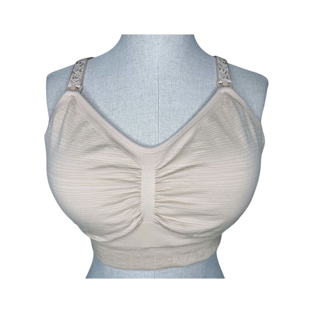 Kindred Bravely Sublime Pumping Nursing Bra sz M Medium * Beige Maternity Bra